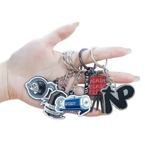 Personalized Customization Metal Key Holder Metal Zinc Alloy Pure Copper Keychain Schlüsselanhänger for Promotional/event Gifts thumbnail-1