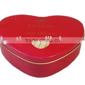 Promotional Heart Shape Metal Tin Box,candy Chocolate Tin Box,gift Tin Box thumbnail-1