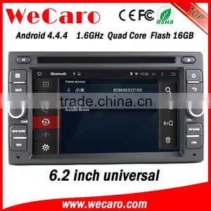 Wecaro WC-2U6008 Android 4.4.4 2 Din 6.2" Made in China Car Dvd Player Universal Gps Bluetooth Radio Wifi 3g Playstore thumbnail-5