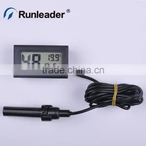 Indoor LCD Hygrometer Temp Tester Clock thumbnail-2