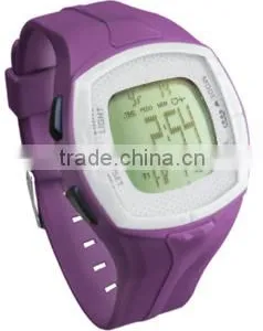 All-in-one Heart Rate Monitor Watch With Chest Strap Calorie Counter Digital Watch With Pedometer Stopwatch, HRM DHP-828 thumbnail-5