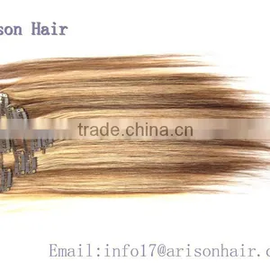 2015 Qingdao Triple Weft Clip in Hair Extension thumbnail-1