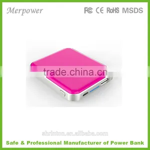 To High Quality Mirror Portable Power Bank Rechargeable 2200mah thumbnail-2
