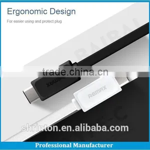 Wholesale Remax Steel Mesh TPE Copper Core 2.1A 2 in 1 USB Data Cable for Android and Iphone thumbnail-3