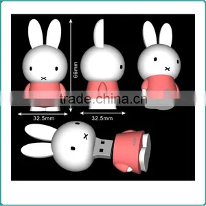 New Design Cartoon Custom Shape Soft Pvc Usb thumbnail-3