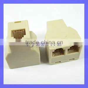 Adapter Rj11 to Jack RJ11 Modular Telephone Adapter Female to Female thumbnail-1