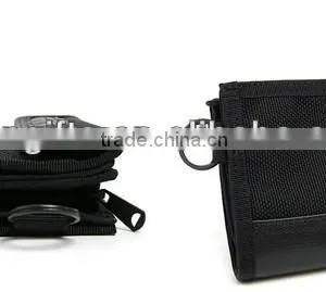 2016 Best Sale Promotional Good Price Polyster Custom Hook and Loop Bifold Male Wallet Wholesale thumbnail-3