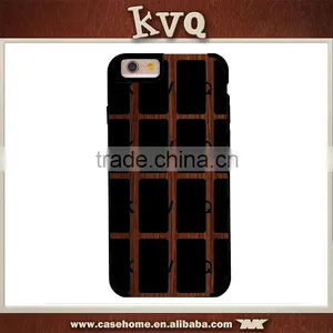 Gridiron Pattern Wood+PC Hard Back Cover Case for Iphone 6s thumbnail-2