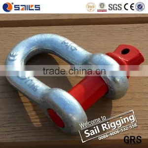 Carbon Steel Electro Galvanized us Type G210 d Shackle With Screw Pin thumbnail-1