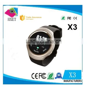 2016 X3 Sim Card Smart Watch 3g Round Smart Watch MTK 6572 Android Watch Sim thumbnail-1