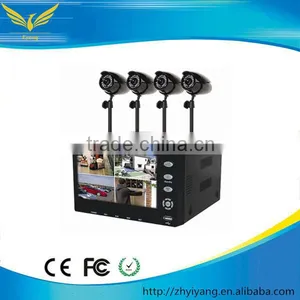 Cheap Cctv Camera Kit! Easy to Install in One Kit 4CH Security Cctv Dvr System With 4 Colour CMOS Camera thumbnail-1