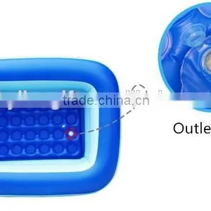 6P Material Square Green Pool Inflatable Pool Plastic Pool for Baby thumbnail-6