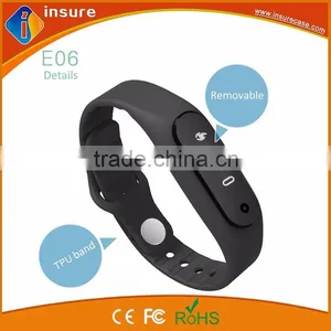 E06 Bluetooth Sport Bracelet With TPU Wristband thumbnail-1