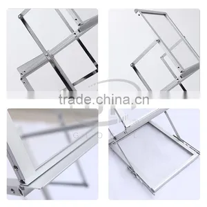 Manufacturer Lightweight and Portable Clear Acrylic Racks Foladble Brochure Holder thumbnail-5