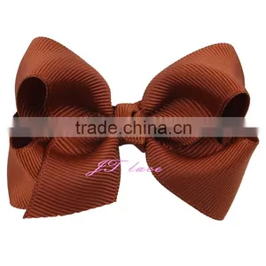 Lavender Shabby Satin Ribbon Hair Bow- Garment Bow Accessories- Shoes Bow Decorate- Lady's Bow Accessories thumbnail-2