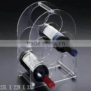 GH-RZ261 High Polished Durable and Elegant Acrylic Wine Bottle Display Rack thumbnail-5