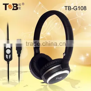 High Quality 3.5mm Headphones With Microphone and Volume Control for Computer Game ,music and Communication thumbnail-2