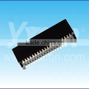 Made in China 1.27mm Pitch Vertical SMT Dual Row With Locating Pegs Box Header Connector thumbnail-5