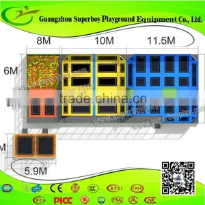 China Supplier Commercial Kids & Adults Use Trampoline Indoor Mini thumbnail-3