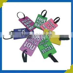2016 Customized Promotional Gifts Shoes Shape PVC Luggage Tag thumbnail-4