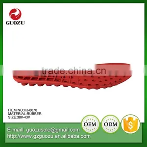 Soft and Flexable Red Color Rubber Outsoles thumbnail-2