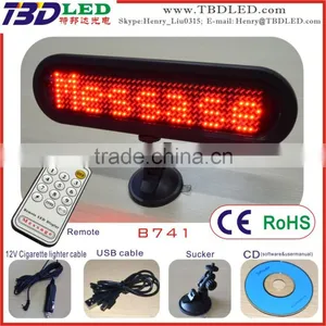 Top Quality Factory Price Programme 12v Led Car Message Sign ,led Window Sign thumbnail-1