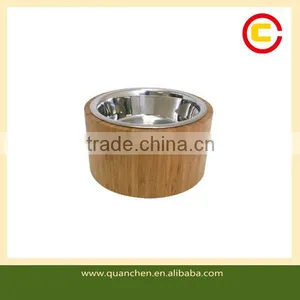 Stylish Single Bamboo Dog Feeder Wholesale thumbnail-1