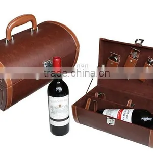 Luxury Leather Wine Case thumbnail-4