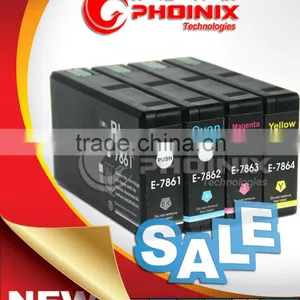 Printer Inkjet Cartridge Compatible For Epson T7861~T7864, WF-4630/4640/5110/5190/5620/5690 thumbnail-1