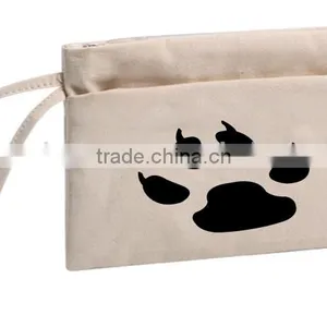 Natural Plain Cosmetic Clutch Beige Toiletry Bag Quality Choice thumbnail-3