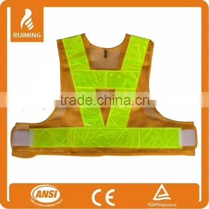 Hot Sale Traffic Safety Vest Short Type With PVC Reflective Tape thumbnail-2