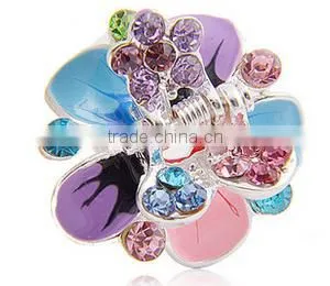 Resin Claw Clip, Shiny Drilling Medium Luxury Crystal Hair Claw Clip thumbnail-1