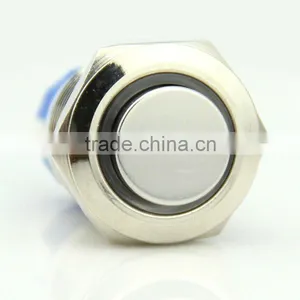 F0279 19mm LED Metal Push Button Switch Momentary thumbnail-1
