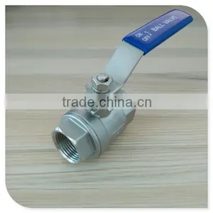 1" 1.4408/CF8M Full Port Ball Valve 2-Piece Female Thread Ends thumbnail-1