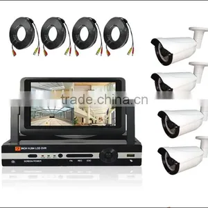 Waterproof IP66 Security Camera 960P CCTV Camera Kit, Factory 4ch Kit Camera CCTV thumbnail-3