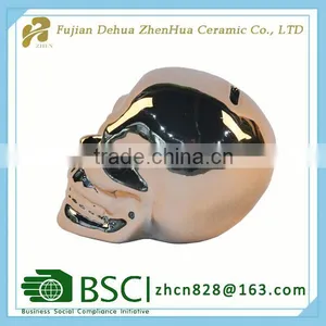 Halloween Skull Decoration Ceramic Custom Money Box thumbnail-4
