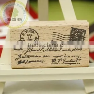Custom Logo Wooden Stamp Block Set thumbnail-1