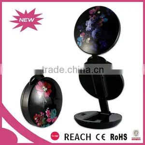 10X Magnifying Round Cosmetic Touch Switch Led Pocket Mirror Supplier's Choice thumbnail-3