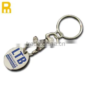 Custom Logo Shopping Cart Token Keychain thumbnail-2