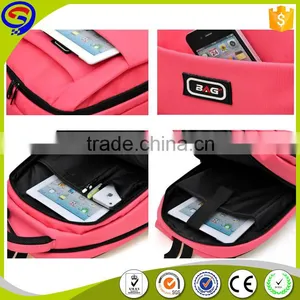 Wholesale Slim 210D Nylon Waterproof Laptop Backpack thumbnail-4
