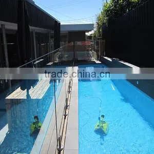 1/2" Clear Tempered Glass Panel for Swimming Pool Fence and Balcony,tailor-made thumbnail-5