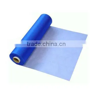 HOT SALE Blue Color Organza Roll Flower Wrapping thumbnail-1