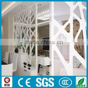 Portable Folding White Color Aluminum Carved Room Dividers Panels thumbnail-6