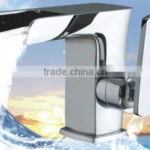 Cosmopolitan High-grade Single Handle Waterfall Mono Bathroom Faucet Mixer Tap(Q14602) thumbnail-1
