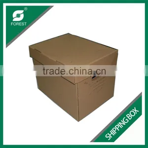 CHINA FACTORY SUPPLIER BROWN CORRUGATED SHIPPING CARTONS WITH CUSTOM HOLES thumbnail-6