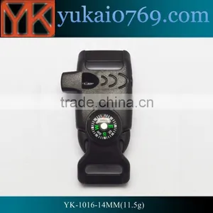 Yukai POM Material Side Release Buckle for Outdoor Camping&hiking With Compass thumbnail-1