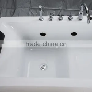 CUPC Certified Bathtub Square Small, Sexy Abs Massage Hot Bathtub,one Person Corner Bathtub thumbnail-5