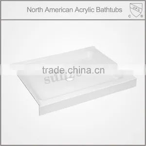 North America Market UPC/cUPC Certified Double Threshold Shower Base, Cupc Shower Base, Tile Flange Base thumbnail-1
