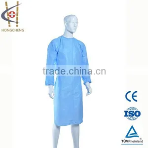 China Made Single-used Elastic Dark Blue Surgical Robe thumbnail-1