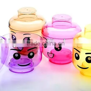 Plastic Christmas Candy Jar, Romantic Design Love Heart Shape Hot Sell Plastic Candy Jar thumbnail-1